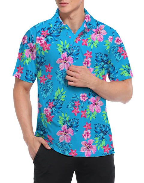LRD Tropical Short Sleeve UPF 50 Golf Polo