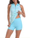 Athletic Zip Up Tennis Dress with Separate Shorts