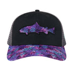Black Tropical Trout Trucker Hat