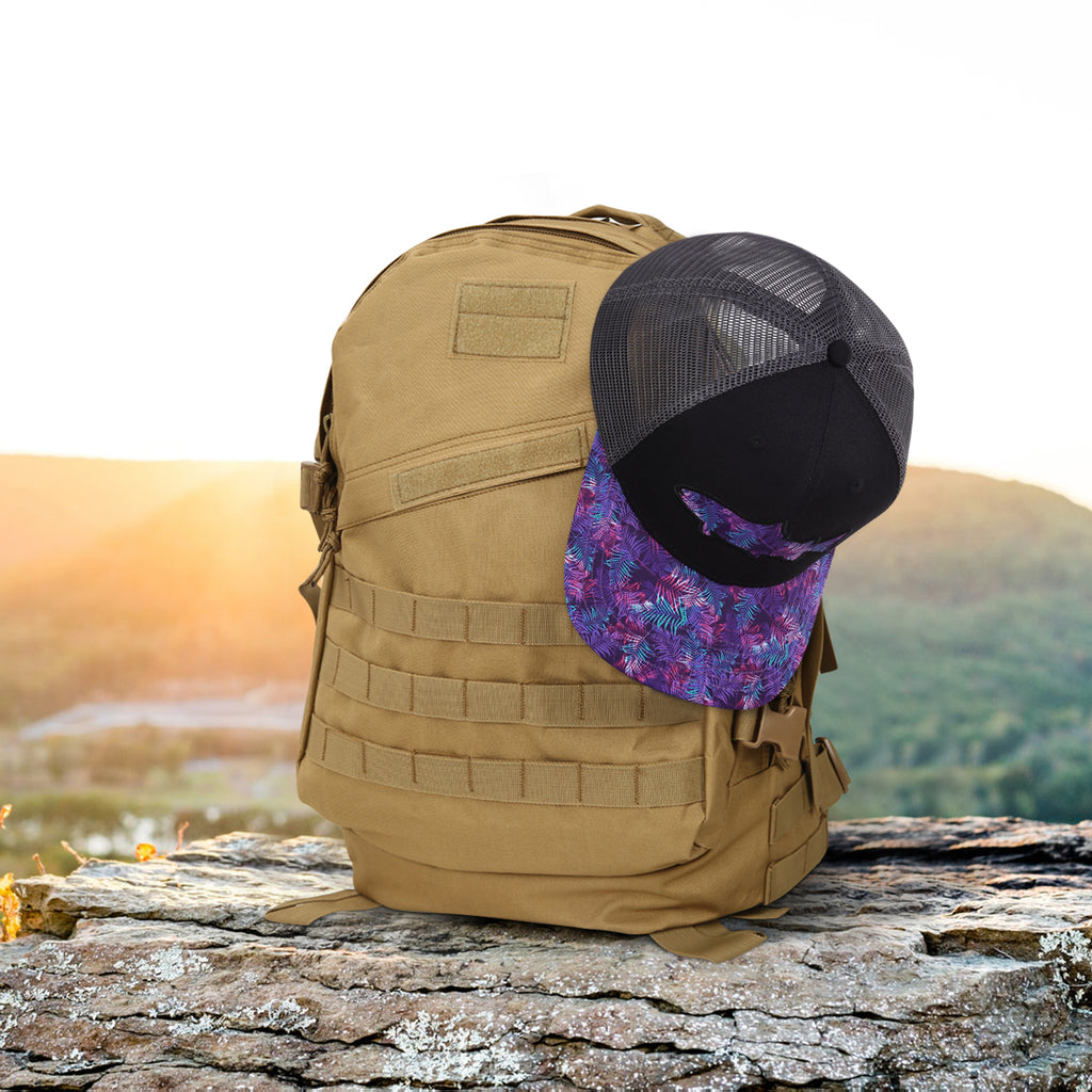 Black Tropical Trout Trucker Hat