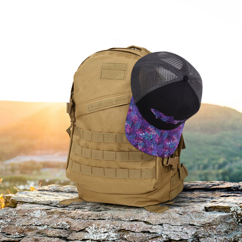 Black Tropical Trout Trucker Hat