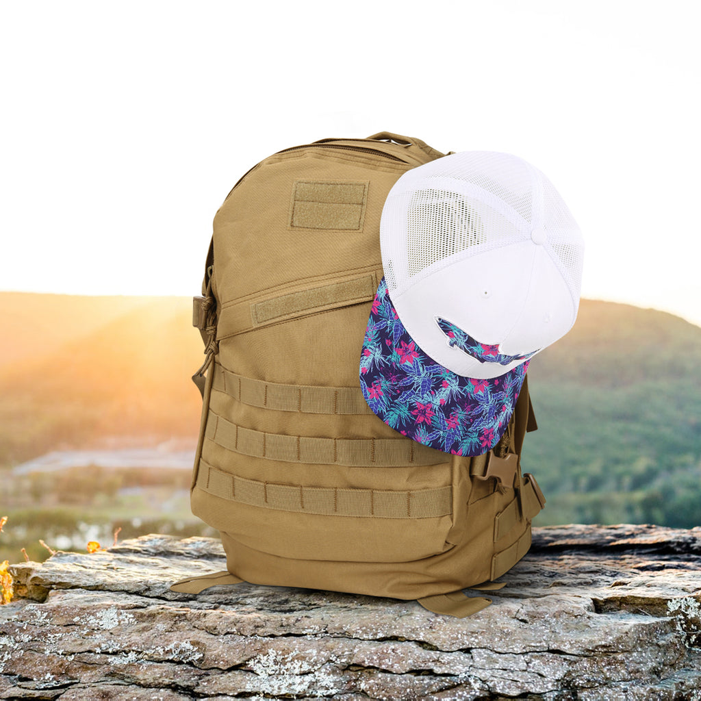 White Tropical Trout Trucker Hat