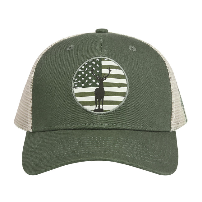 Buck Trucker Hat Men's Snapback Cap – back view
