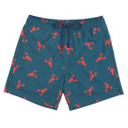 LRD Mens 7" Inseam Swim Trunks with Compression Liner