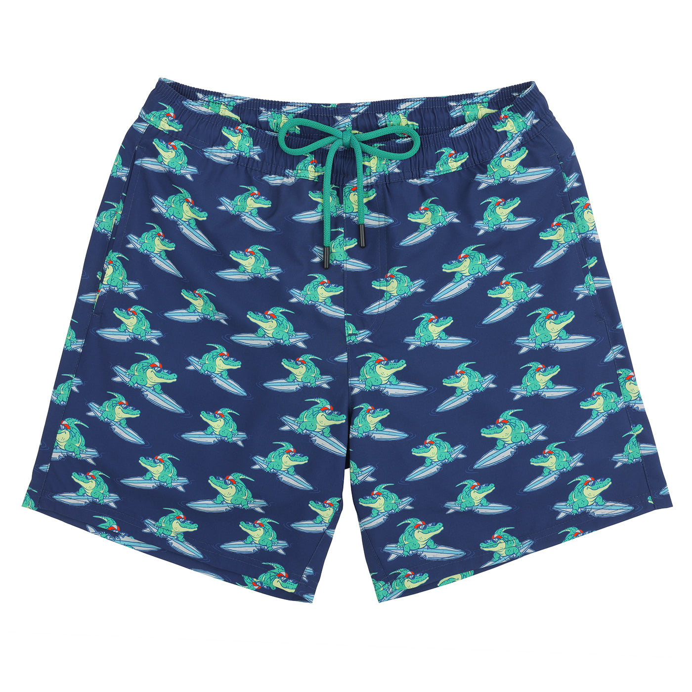 LRD Mens 7" Inseam Swim Trunks with Compression Liner