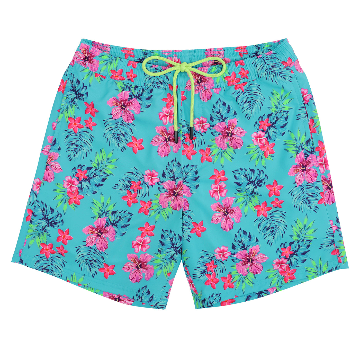 LRD Mens 7" Inseam Swim Trunks with Compression Liner