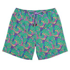 LRD Mens 7" Inseam Swim Trunks with Compression Liner