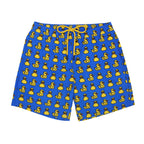 LRD Mens 7" Inseam Swim Trunks with Compression Liner