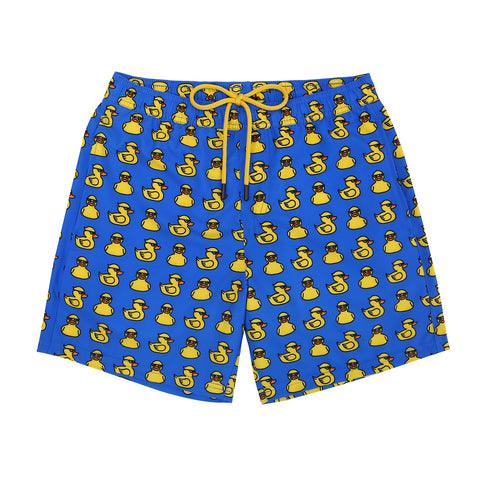 LRD Mens 7" Inseam Swim Trunks with Compression Liner