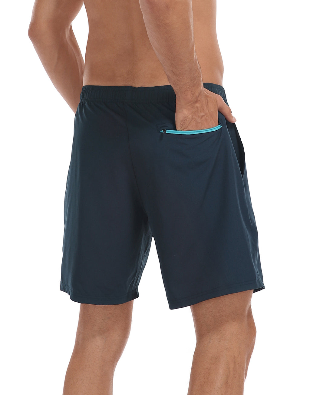 LRD Mens 7" Inseam Swim Trunks with Compression Liner