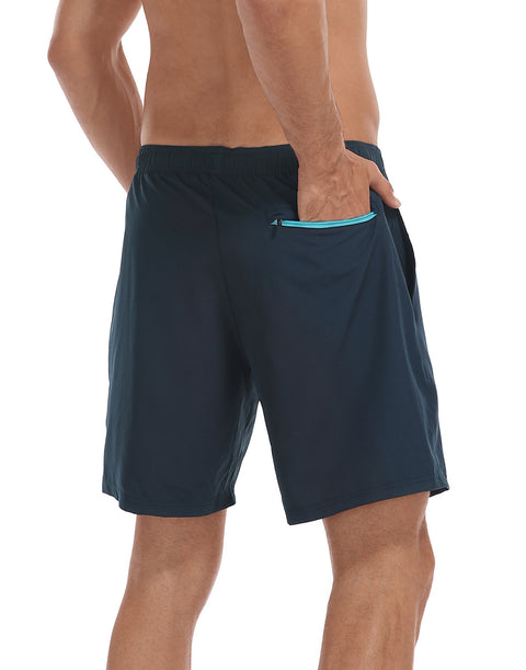 LRD Mens 7" Inseam Swim Trunks with Compression Liner