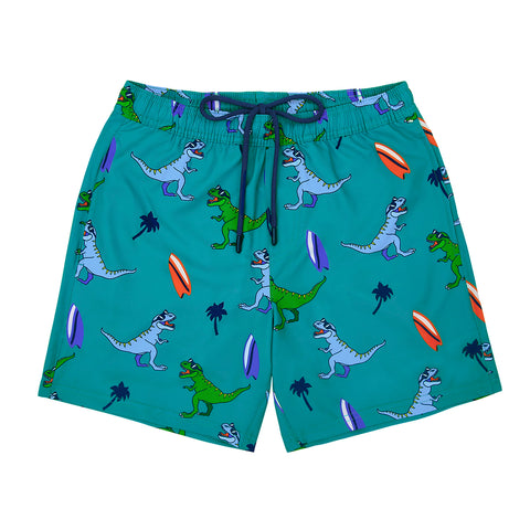 LRD Mens 7" Inseam Swim Trunks with Compression Liner