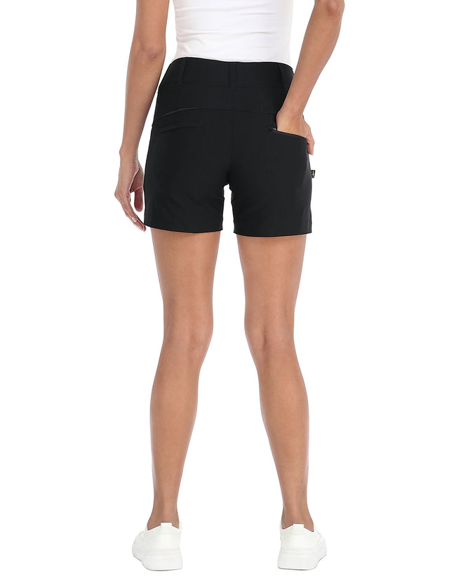 Women's Golf Shorts 5" High Waist Pockets – alternate view