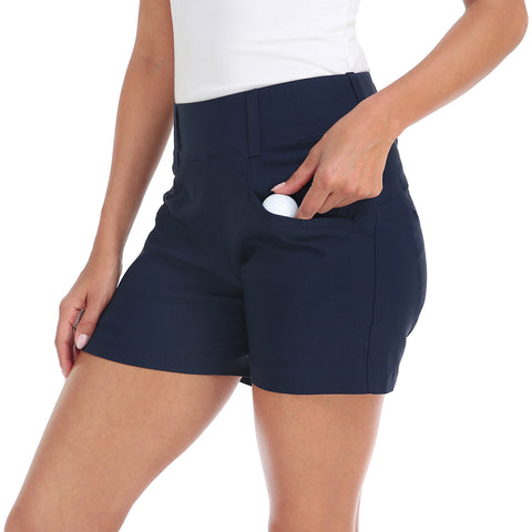 LRD Womens 5" Inseam Golf Shorts with Pockets