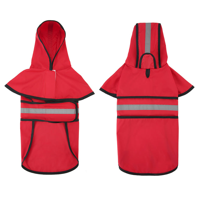 Dog Raincoat with Hood Waterproof Jacket – alternate view