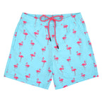 LRD Mens 7" Inseam Swim Trunks with Compression Liner