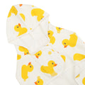 White Rubber Ducks Dog Bathrobe Drying Towel with Hood