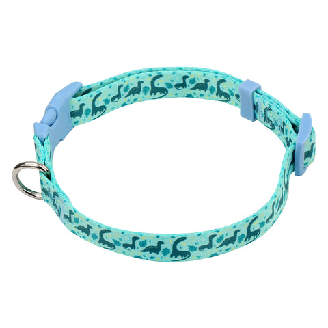 Dinosaur Nylon Dog Collar