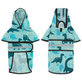 Dinosaurs Dog Raincoat with Hood