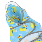 Sailor Ducks Blue Dog Raincoat with Clear Hood