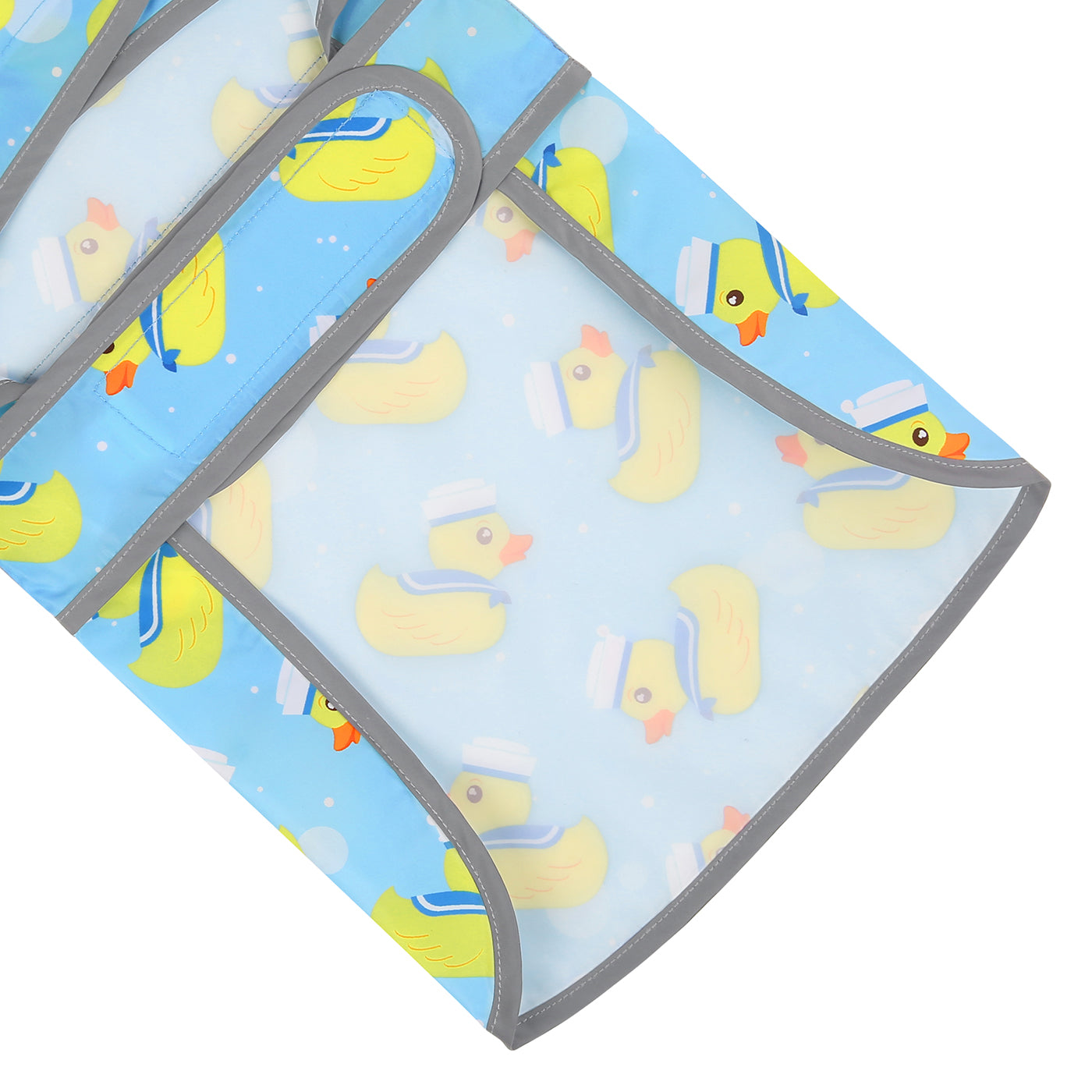 Sailor Ducks Blue Dog Raincoat with Clear Hood