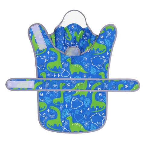 Dinosaurs Dog Raincoat with Clear Hood