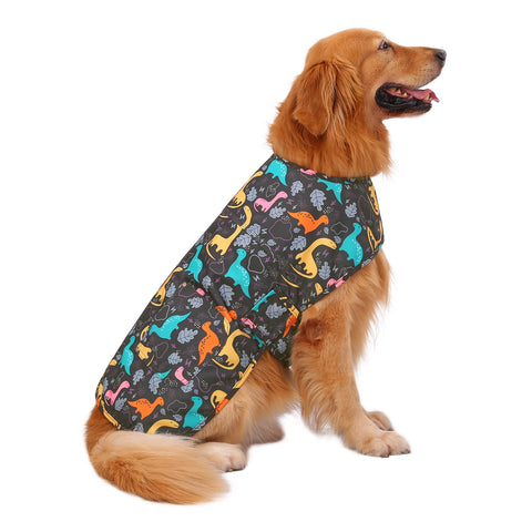 Canvas Dog Vest Waterproof Coat for S-XL Dogs