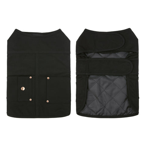Canvas Dog Vest Waterproof Coat for S-XL Dogs