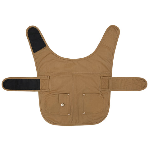 Canvas Dog Vest Waterproof Coat for S-XL Dogs