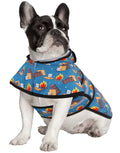 Happy Camper Dog Raincoat with Hood