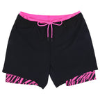 LRD Men's 5 Inch Athletic Gym Workout Shorts with Compression Liner