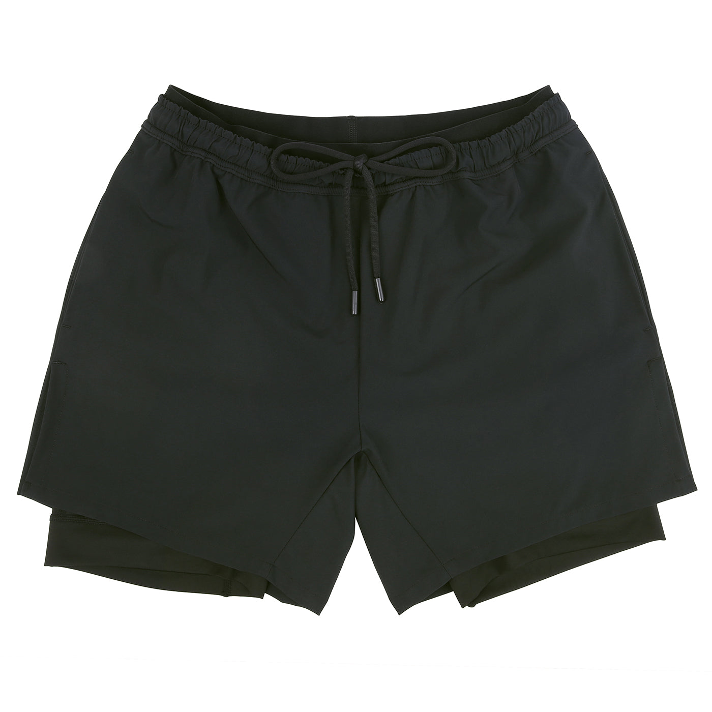 LRD Men's 5 Inch Athletic Gym Workout Shorts with Compression Liner
