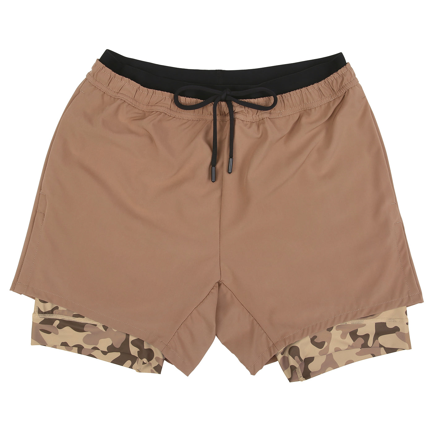 LRD Men's 5 Inch Athletic Gym Workout Shorts with Compression Liner