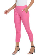 Pull On Capri Pants for Women with Pockets