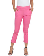 Pull On Capri Pants for Women with Pockets