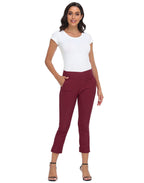 Pull On Capri Pants for Women with Pockets