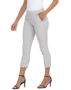 Pull On Capri Pants for Women with Pockets