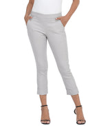Pull On Capri Pants for Women with Pockets