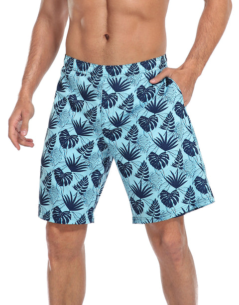 LRD Mens 9" Swim Trunks with Compression Liner