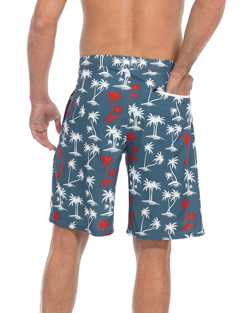 LRD Mens 9" Swim Trunks with Compression Liner