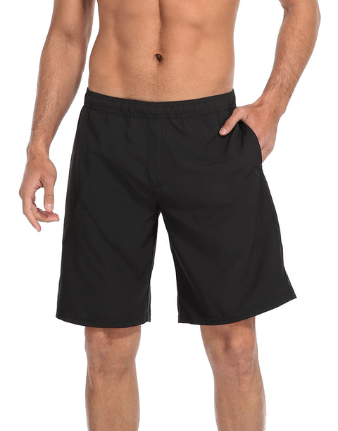 LRD Mens 9" Swim Trunks with Compression Liner