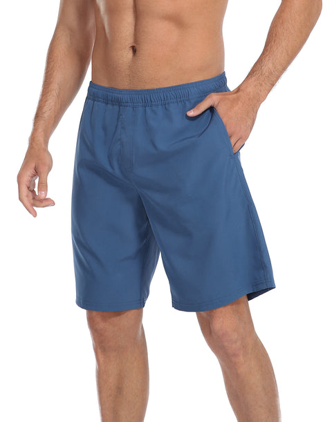 LRD Mens 9" Swim Trunks with Compression Liner