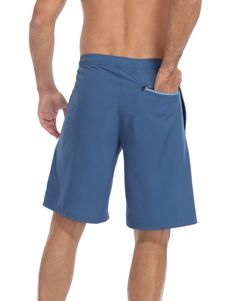 LRD Mens 9" Swim Trunks with Compression Liner