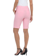 Womens Pull On 10" Inseam Bermuda Shorts with Pockets