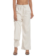 Women's Linen Drawstring Pants with Pockets
