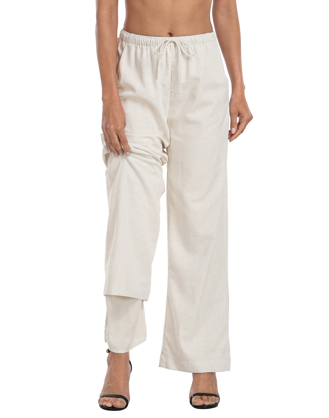 Women's Linen Drawstring Pants with Pockets