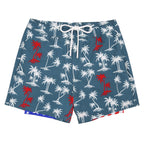 LRD Mens 5" Inseam Swim Trunks with Compression Liner