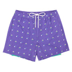 LRD Mens 5" Inseam Swim Trunks with Compression Liner