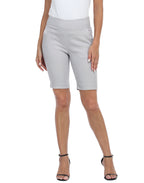 Womens Pull On 10" Inseam Bermuda Shorts with Pockets