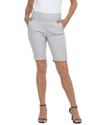 Womens Pull On 10" Inseam Bermuda Shorts with Pockets